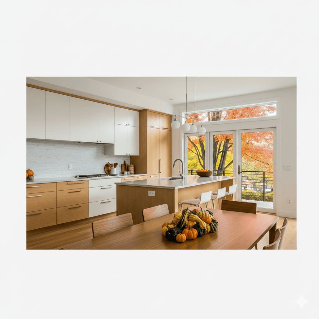 Kitchen in Fall