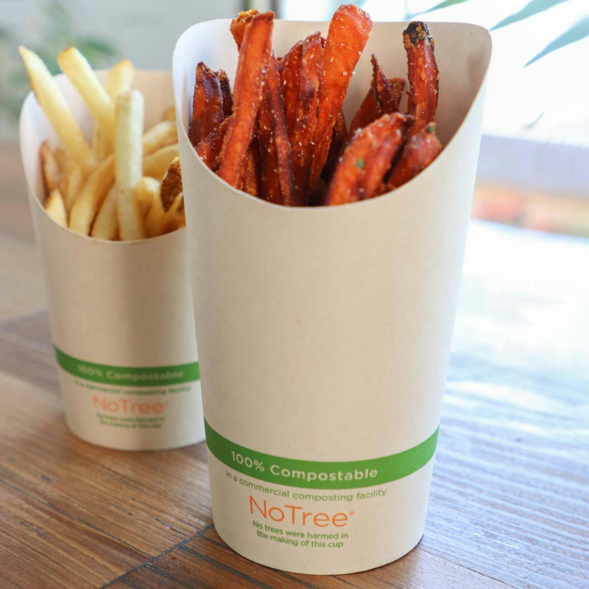 compostable french fry container
