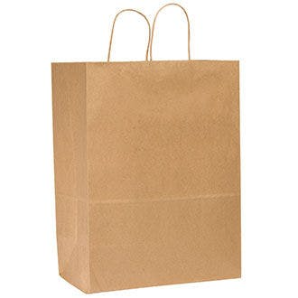 compostable and disposable bag with handles